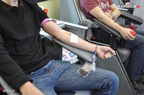 100 litrów krwi na 100-lecie Policji