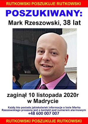W Hiszpanii zaginął Marek Rzeszowski. Poszukuje go Krzysztof Rutkowski