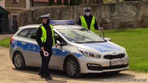 [VIDEO] Mandaty posypały się… z drona. Na terenie powiatu Jaworskiego policjanci prowadzili kontrole drogowe z wykorzystaniem bezzałogowego statku powietrznego