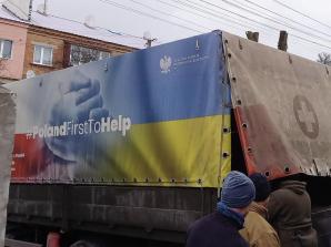 Wicemarszałek Sejmu z pomocą humanitarną w Ukrainie. Relacja