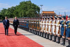 [VIDEO] Rozmowy polityczne Prezydenta RP w Pekinie