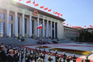 [VIDEO] Rozmowy polityczne Prezydenta RP w Pekinie