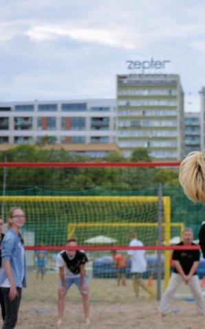 Plaża pod Pałacem już działa