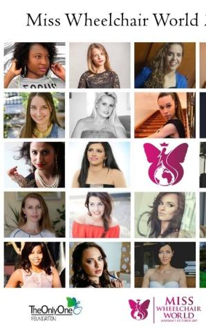 24 finalistki Miss Wheelchair World 2017 - wybrane!