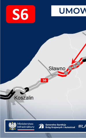 Umowa na realizację S6 Sławno – Słupsk podpisana