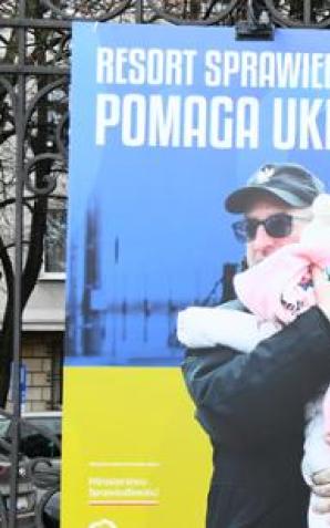 Wystawa plenerowa „Resort sprawiedliwości pomaga Ukrainie”