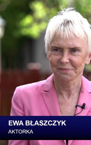 [VIDEO] Ewa Błaszczyk: Nie narzekam na brak pracy. Teraz biorę udział w pięciu projektach teatralnych, a po wakacjach mam zdjęcia do serialu o Adamie Mickiewiczu