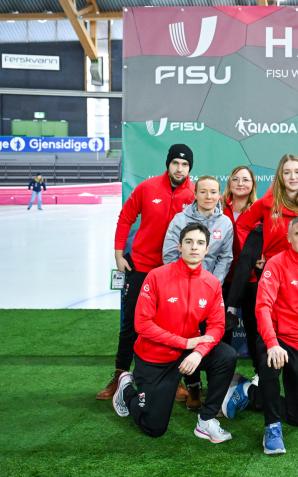 Sukces polskiej drużyny na Akademickich Mistrzostwach Świata w łyżwiarstwie szybkim