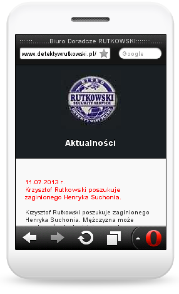 Detektyw Rutkowski w twojej komórce. Ruszyła wersja mobilna