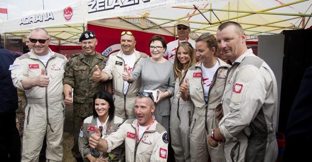 Premier Ewa Kopacz na Air Show w Radomiu