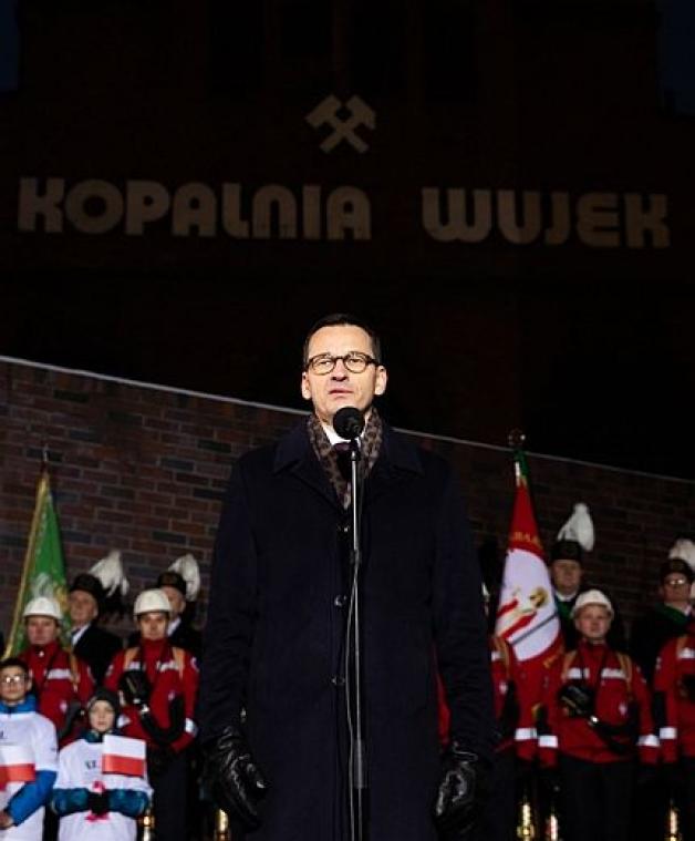 Premier Mateusz Morawiecki: Ofiara górników stała się latarnią wolności