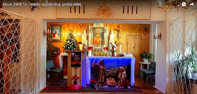 [VIDEO] Słowo i Msza Święta o godz. 10:00 na Pierwszy Dzień Bożego Narodzenia z Kaplicy Szpitalnej w Ostrowcu Świętokrzyskim