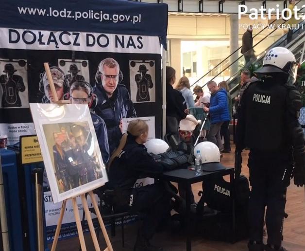 [VIDEO] W łódzkiej Manufakturze Policja zachęca do wstąpienia w swe szeregi! 