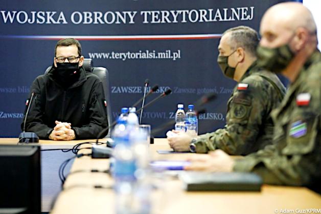 [VIDEO] Premier Mateusz Morawiecki: Dziś widzimy wyraźnie jak sprawnie zorganizowani są żołnierze Wojsk Obrony Terytorialnej
