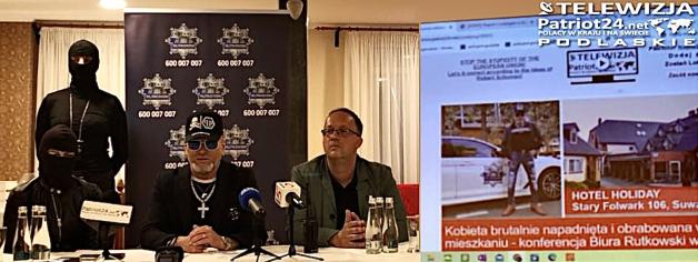 [VIDEO] Kobieta brutalnie napadnięta i obrabowana we własnym mieszkaniu - konferencja Biura Rutkowski w Suwałkach